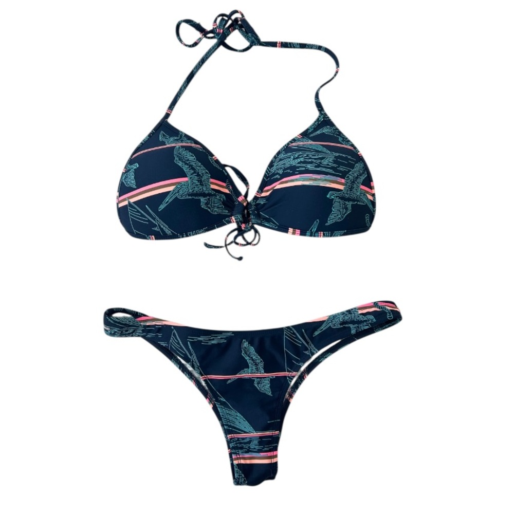 Body Glove Navy and Teal Bikini Set
